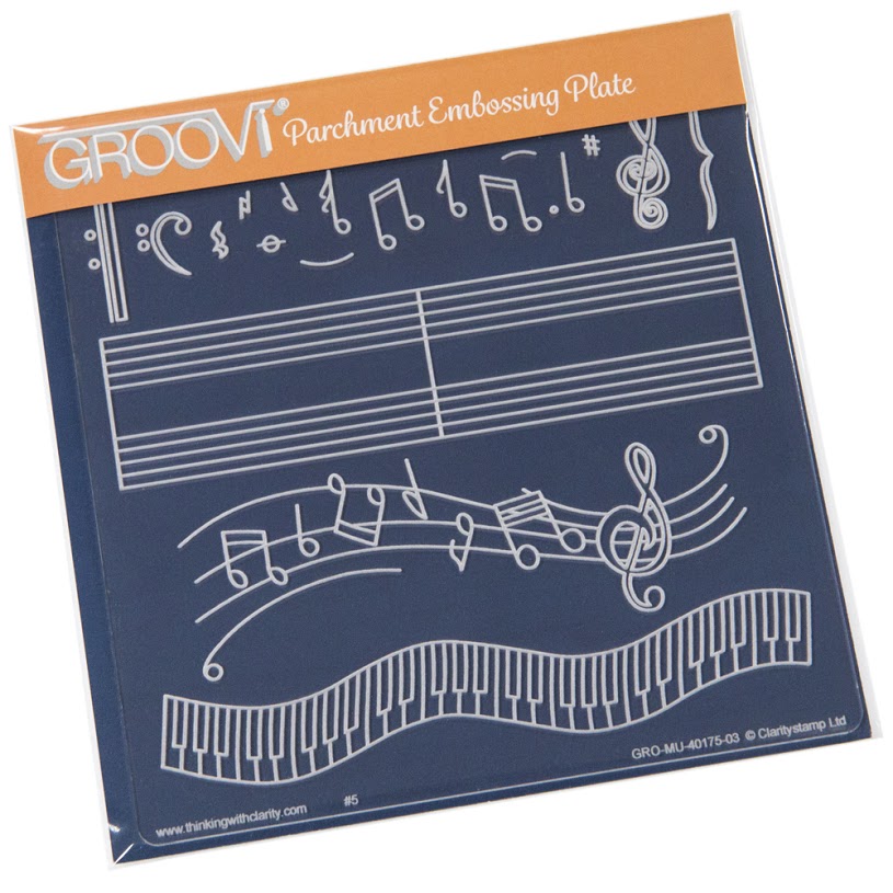 Groovi Musical Score Plate Set